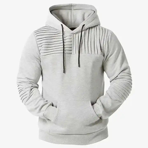 Dernier produit, conception personnalisée, fournisseurs américains, vêtements décontractés pour hommes, tendance européenne, sweat-shirts à capuche, streetwear, molleton lourd - Product Image 1