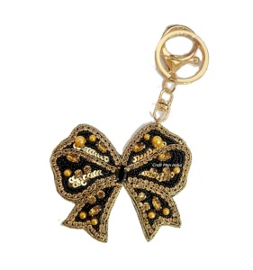 Nuevo Llavero de Moda Personalizado con Cuentas Bordadas, Cuentas de Vidrio de Acero Inoxidable de Alta Calidad, Gran Venta - Product Image 6