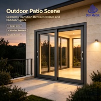 Portes et fenêtres en aluminium NFRC AS2047 Fenêtre coulissante en aluminium à double vitrage trempé à haute efficacité énergétique avec moustiquaire