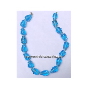 Bracelets en perles de verre couleur turquoise pour anniversaire, mariage et bijoux de fête - Product Image 1