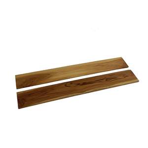 Listón de madera de teca 180x10x8 cm lijado fino natural panel de repuesto para exteriores para banco de hormigón elemento de asiento ancho terraza - Product Image 1
