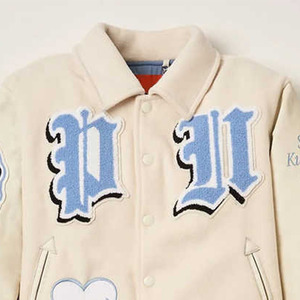 Patchs de broderie personnalisés en cuir Varsity Letterman Jacket pour hommes 2024 Nouveau design Veste entièrement personnalisée - Product Image 4