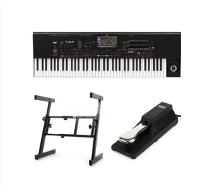 Best on <b>Sales</b> Pa5X 88-Key Digital Portable Upright Piano <b>Keyboard</b> with Wood & Metal Frame and Case NEW - Product Image 1