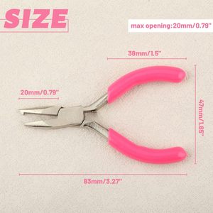Stainless Steel Split Ring Pliers for Jewelry Making 3in Small Ring Opening Precision Ring <b>Splitter</b> Anti-Slip Handles - Product Image 6