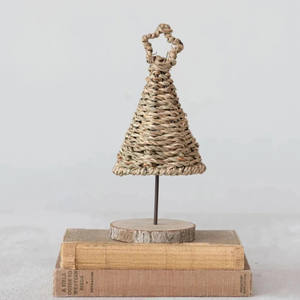 Adornos de árbol de Navidad tejidos a mano de nuevo diseño, decoración de árbol de Navidad de algas marinas tejidas - Product Image 4