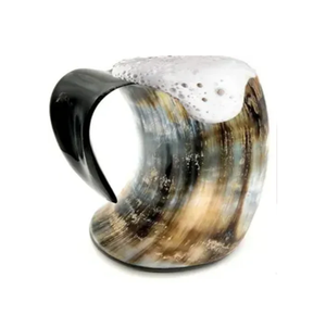 Viking Drinking Horn Mug and the natural best design handmade horn mug for use beer <b>coffee</b> cold drink for sale - Product Image 2