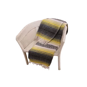 ผ้าห่มขนสัตว์ Falsa แบบนุ่มหลากสีทอสไตล์เม็กซิกัน - Product Image 3