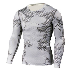 Nueva llegada multifuncional personalizado impreso Rash Guard de alta calidad de manga larga Rash Guard para hombres - Product Image 1