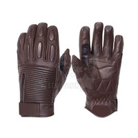 Nuevo producto, guantes de carreras de cuero para motocicleta Unisex para corredores, guantes de motocicleta transpirables anticaída