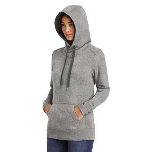 100% algodón polar nueva temporada de invierno señoras francés Terry pulóver con capucha bolsillos de canguro - Product Image 4