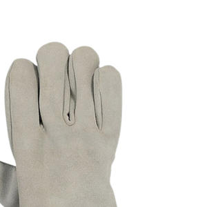 Gran oferta de guantes de cuero reforzados de 40cm para protección contra mordeduras de perros transpirables y para guantes de soldadura para manejo de animales al aire libre - Product Image 2