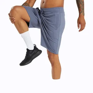 Top Quality Men Summer Loose Fit Gym Wear <b>Shorts</b> for Men <b>Elastic</b> <b>Waist</b> Wholesale Custom Screen Print Logo <b>Shorts</b> for Men <b>Cargo</b> - Product Image 1