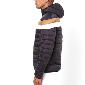 Vêtements d'extérieur manteau à bulles bouffantes en plumes vestes d'hiver pour hommes veste à capuche à la mode élégante et au design personnalisé à vendre - Product Image 4