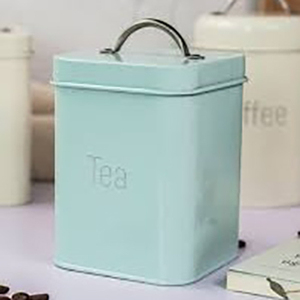 Factory Price Modern Rectangular Galvanized <b>Box</b> Tea Lid Hinge Empty Metal Heavy Sugar Tin <b>Box</b> - Product Image 6