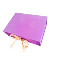 Boîte à perruque Kexin à plat, pliable, avec logo personnalisé, emballage peu encombrant pour extensions de cheveux