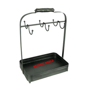 Portavasos de Metal de diseño personalizado, soporte de cristal de diseñador hecho a mano de primera calidad, soporte de cristal de Metal al por mayor con estilo clásico - Product Image 4