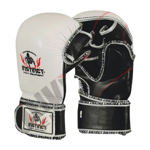 Gants d'entraînement MMA de qualité professionnelle les plus vendus, logo personnalisé, cuir véritable, poignées pour les arts martiaux quotidiens, boxe - Product Image 1