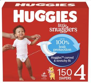 Couches pour bébés Huggies, toutes tailles, prêtes à être expédiées, Newborn, Little Snugglers, Little Movers, Natural Care Sensitive Baby - Product Image 4
