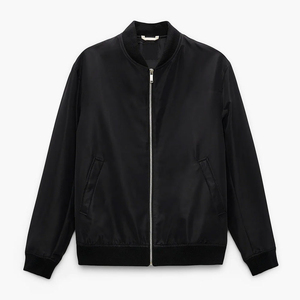 2024 Bomber nueva chaqueta de cuero para hombre, ropa de calle informal con bolsillo impermeable para primavera otoño al aire libre - Product Image 1