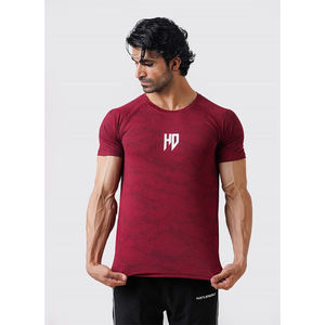 เสื้อยืดผู้ชายสำหรับออกกำลังกาย ผลิตจากโรงงาน ราคาถูก สวมใส่สบาย - Product Image 1