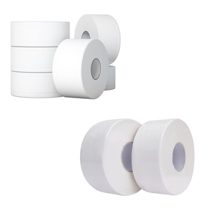 Papier toilette en rouleau jumbo écologique, tissu lisse et résistant, adapté aux toilettes à fort trafic et à usage industriel - Product Image 1