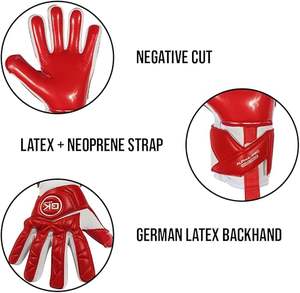 Gants de gardien de but en cuir de haute qualité nouveauté dernière conception vente directe d'usine pour une utilisation en extérieur - Product Image 5