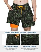 Short de bain ONSTYLE pour homme, coupe-vent, respirant, séchage rapide, écologique, avec poches zippées, pour la plage