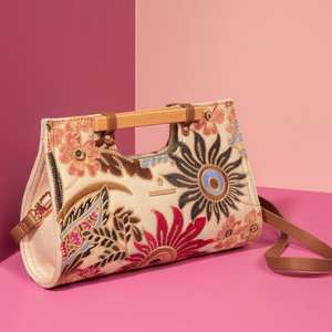 FASHION EMBROIDERY <b>UNIQUE</b> <b>BAGS</b> BEST Bohemian Style Embroidery Work Hand Clutch Purses <b>Bags</b> Fancy Design Lining Wholesale - Product Image 3