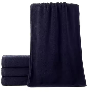 Serviette de bain bleue personnalisée pour hommes, séchage rapide, 100% coton, broderie, prix avantageux - Product Image 5