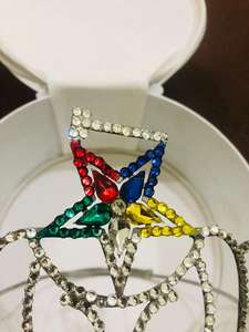 MASONIC REGALIA O.E.S CORONA Corona de metal Estrella Corona - Product Image 2