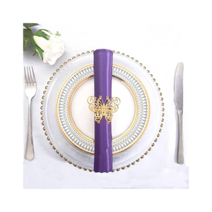 Servilletas de Algodón de Lujo de 18x18 Pulgadas y 320 Hilos con Diseño Floral Personalizado, Ideales para Cadenas de Restaurantes Premium y Exportadores - Product Image 4