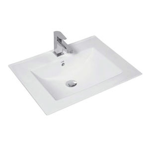 Fregadero de lavabo de pared de diseño de lujo de alta calidad para uso en baño de la mejor calidad de fabricante indio - Product Image 1