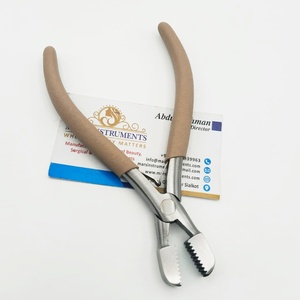 Alicates de acero inoxidable para extensiones de cabello para quitar microperlas Fusion Pre-Bond Sellado Extensiones de cinta - Product Image 3