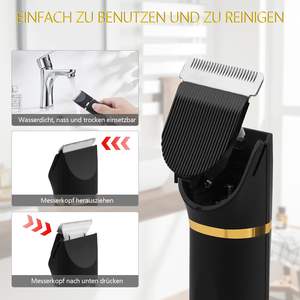 Afeitadora Eléctrica para Mujer, con Alimentación USB, Resistente al Agua IPX7, Recortadora para Cara, Nariz, Cejas, Axilas, Piernas y Vello Púbico, También para Hombres - Product Image 2