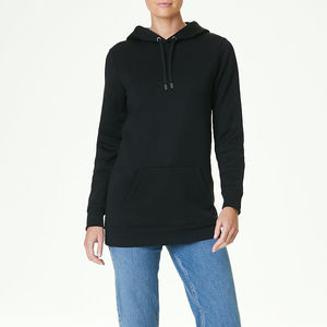 OEM Personnalisé de Haute Qualité Sweat à Capuche de Sport pour Femmes Couleur Unie Coton Polaire Manches Longues Musculation Sweat-shirt Surdimensionné pour Femmes - Product Image 3