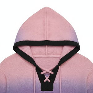 Sweats à capuche pour femmes en tricot, couleurs et tailles personnalisées, séchage rapide, respirant, design élégant, logo personnalisé, prix de gros, sweats à capuche pour femmes - Product Image 3