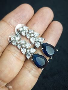 Nuevos pendientes de diamantes completos a la moda, pendientes indios y americanos, accesorios de fiesta llamativos a la moda para mujer, pendientes para mujer - Product Image 3