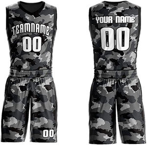 Vêtements de basket-ball personnalisés en gros Maillots de basket-ball américains Uniforme de basket-ball en tissu léger et respirant - Product Image 1