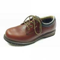 Chaussures de sécurité en cuir véritable à lacets pour hommes, printemps/automne/hiver, décontractées, confortables, semelle en caoutchouc souple, imperméables, éclairées