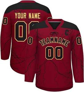 Ordene camisetas de hockey sobre hielo personalizadas a granel Gráficos personalizados de tela de nivel profesional para tiendas, clubes y distribuidores - Product Image 2