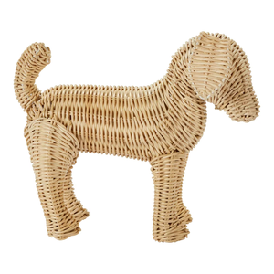 Rattan Puppy <b>Dog</b> Made In Vietnam Eco-friendly material used for Home decoration <b>Ornaments</b> Wholesale - Product Image 1