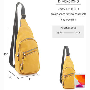 <b>Men's</b> Leather Sling <b>Bag</b> Chest <b>Shoulder</b> Crossbody <b>Shoulder</b> <b>Bags</b> <b>for</b> <b>Men's</b> 100% Leather <b>Bag</b> <b>for</b> <b>Men</b> - Product Image 3