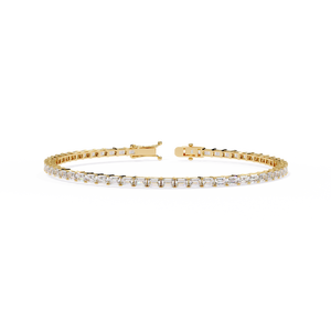 Magnifique bracelet et jonc en or 18 carats avec diamants de laboratoire - Product Image 1