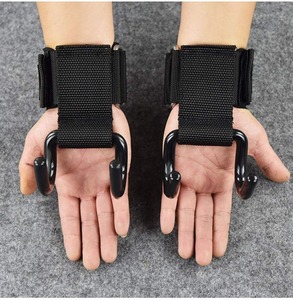 Correas de muñeca de elevación de servicio pesado Correas de elevación muerta Levantamiento de pesas Ejercicio Gimnasio Levantamiento de pesas Gancho de elevación de energía - Product Image 2