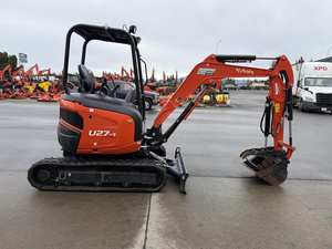 Miniexcavadora Kubota U27-4 2025: Potencia de giro sin colas para sitios de trabajo reducidos - Product Image 3