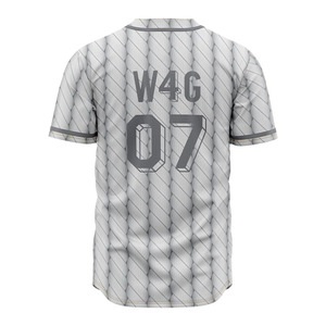 Maillots de baseball personnalisés, impression 3D patchwork, tissu personnalisé polyester/coton, respirant, anti-humidité - Product Image 5