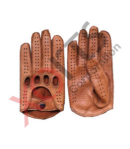 Guantes de Conducción de Lujo para Hombre, para las Cuatro Estaciones, con Pantalla Táctil, Forro de Seda Transpirable y Ecológico, Diseño hasta la Muñeca - Product Image 4