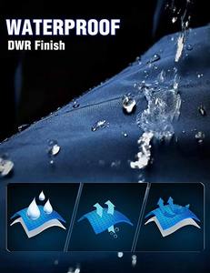 Men's Durable Thermal Fleece Lined Ski <b>Jacket</b> High Performance Winter Sports Insulation with Stand Collar - Product Image 5