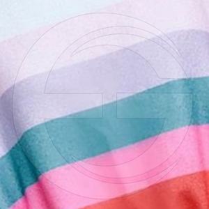 Sudadera a rayas de arcoíris para mujer, jersey de talla grande resistente con logo personalizado - Product Image 6