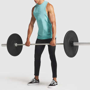 Nouveau été hommes Fitness décontracté sans manches gilet musculation Gym Stringer débardeurs Oem haute qualité hommes débardeurs musculation - Product Image 3